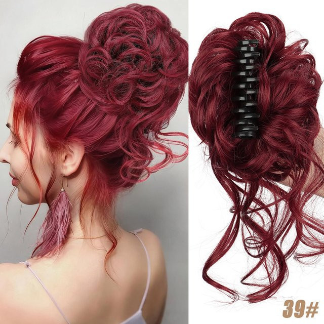Horsepower star Kunsthaar-Perücke im Claw-Clip-Stil, gewellte Locken, Damen - Bild 1