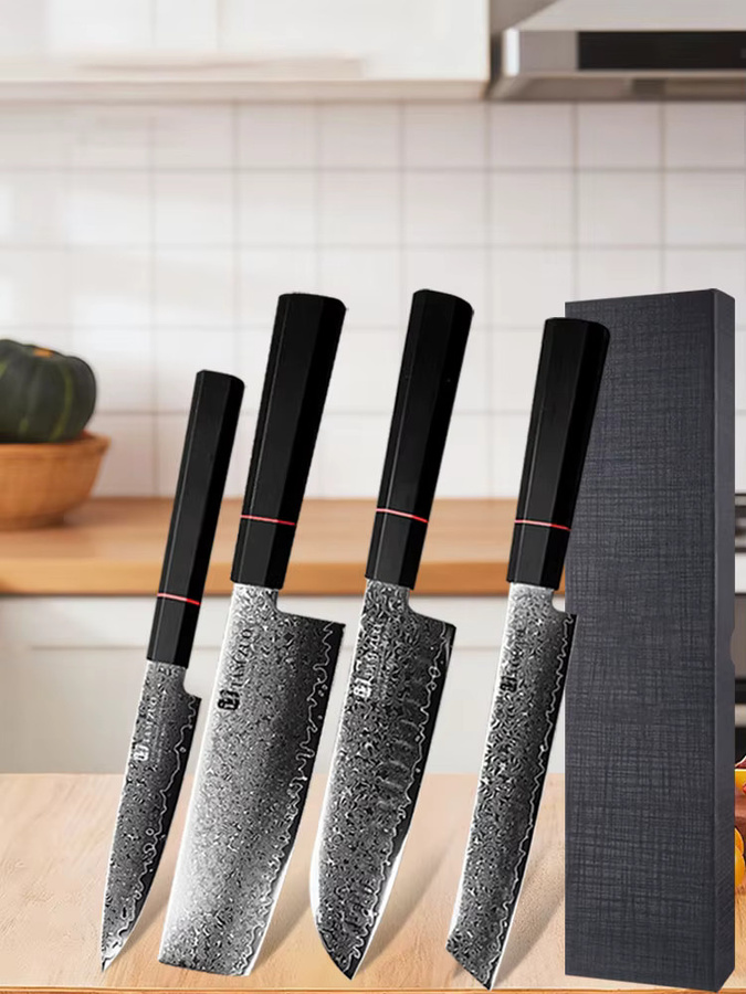 WXCOO Damaszener-Messer Professionelles Ausbeinmesser mit Box - Bild 5