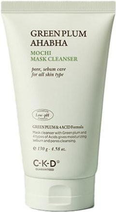 CKD Grüne Pflaume Mochi Maskenreiniger, 150 ml, AHA BHA, Gesicht - Bild 1