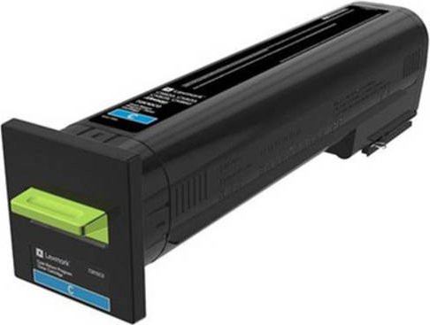 Lexmark Original Cyan Tonerkassette für CS820, CX820, CX825 und CX860 mit 8000 Seiten Reichweite, 72K20C0 - Bild 1