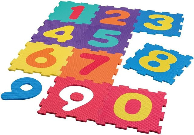 Happy People Bunte EVA-Zahlenpuzzlematte 10-teiliges Set - Bild 2