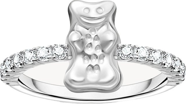 Thomas Sabo Ring, 925 Silber, Haribo Goldbär, Zirkonia, Damen, Ringgröße 56 - Bild 1