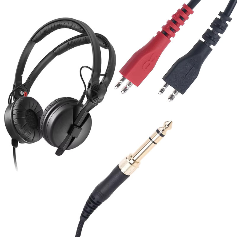 Sennheiser Ersatzkabel für HD25, HD25-1 II, HD25-C und HD25 Kopfhörer in Schwarz - Bild 3