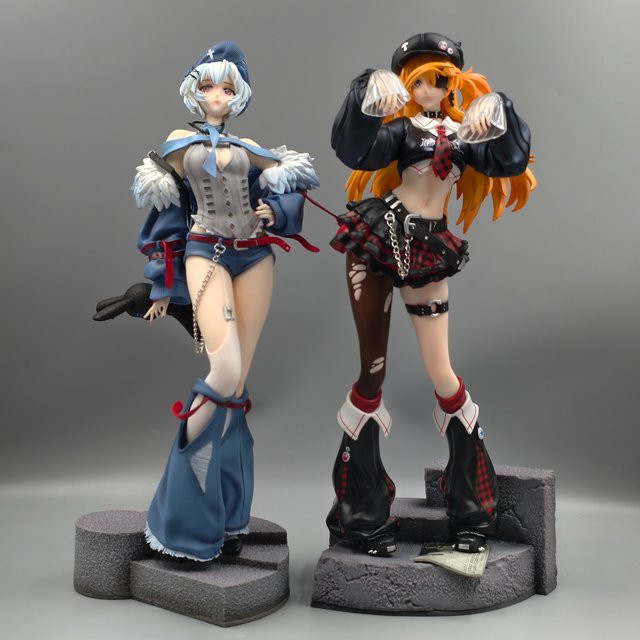 Bandai Neon Genesis Evangelion Ayanami Rei Asuka Actionfiguren, PVC-Statue, 33cm - Bild 1