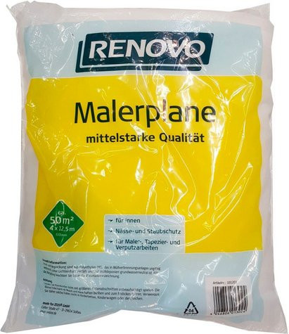 RENOVO Malerplane transparent B: 400 cm, L: 12500 cm - Bild 1