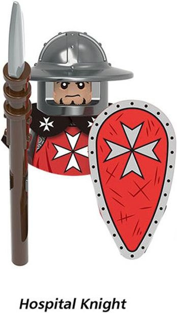 IDAHO Ritter, Schwer Gepanzerte Speerkämpfer, Bausteine, ab 6 Jahren - Bild 1
