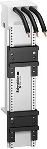 Schneider Electric LA9ZA32625 Montageplatte LA9Z 1x3p 63A, Farbe: Weiß, B/T/H: 5,4 x 26,0 x 6,3 cm, 4 Stück - Bild 1