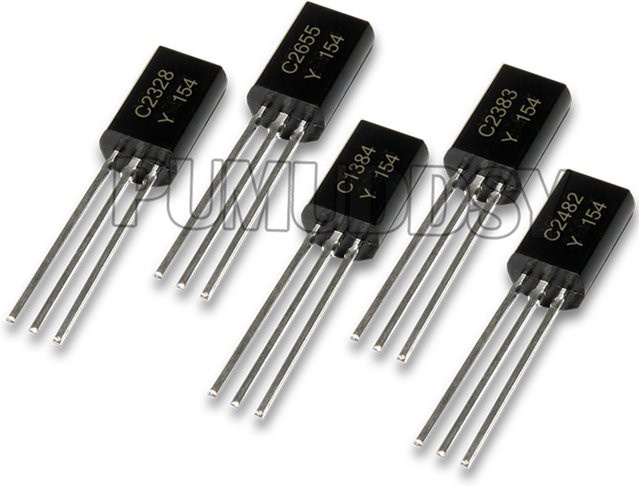 PUMUDDSY Transistor Set 50 Stück in Schwarz mit Modellen 2SA1013, 2SA1020, 2SC2328, 2SC2655, 2SC1384, 2SC2229, 2SC2383, 2SC2482, 2SB647, 2SD667, A1020, C2328, C2655, C2383, 2SA1145 und 2SC2705 - Bild 1