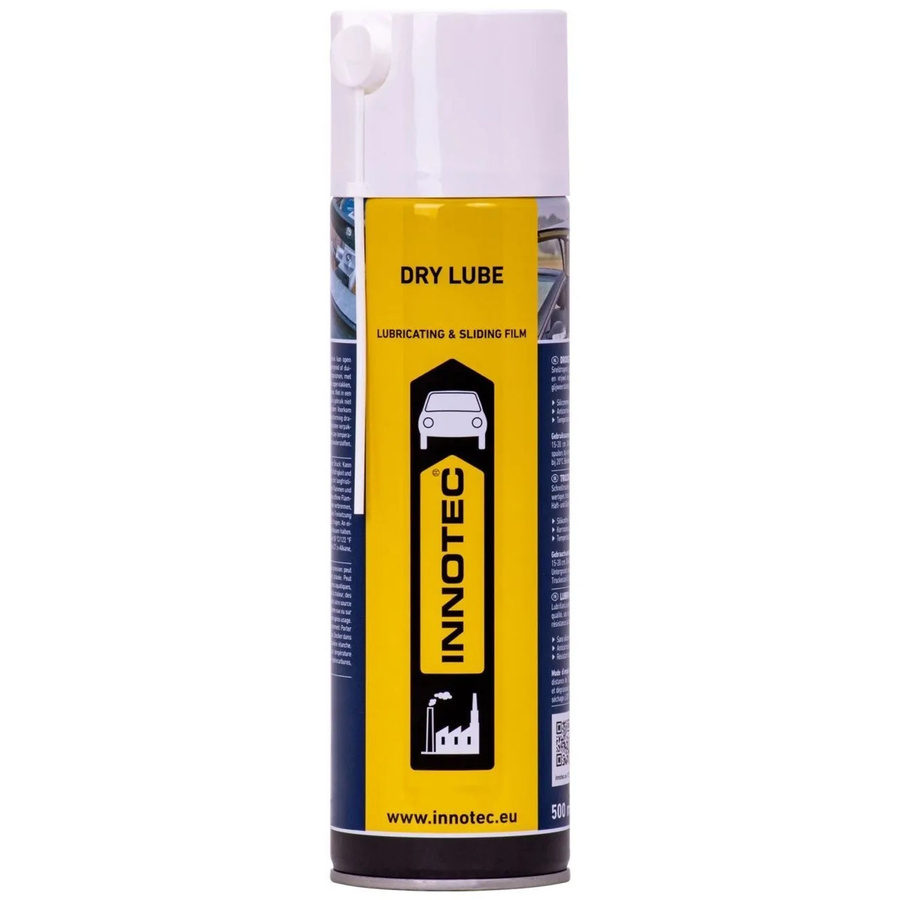 Innotec Dry Lube PTFE Trockenschmierstoff Multi Purpose Aerosol 500 ml silikonfrei transparent gelb - Bild 2