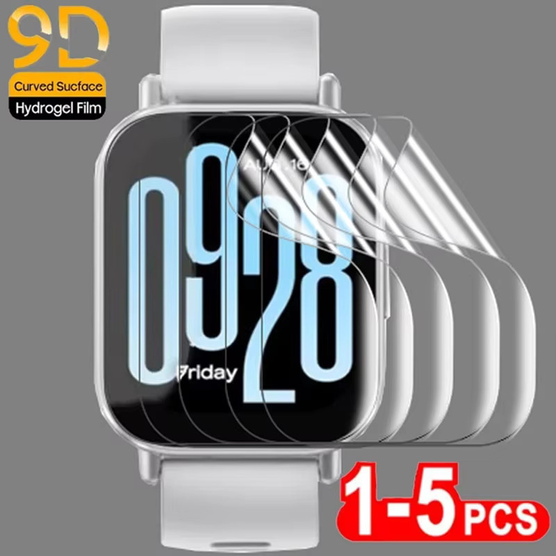 OAKCHARM Hydrogel-Displayschutz für Xiaomi Redmi Watch 5 Active, 4, 3, 2 Lite, transparent - Bild 2