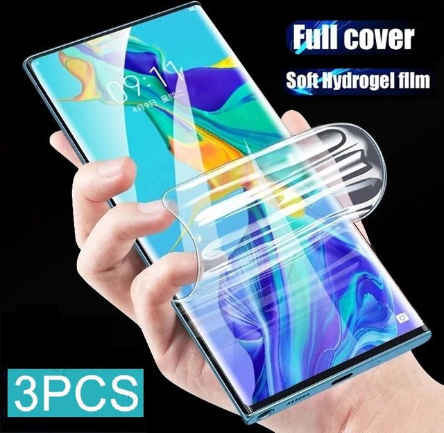 3er Pack Hydrogel Displayschutzfolie für Vivo Y04 Y04s Y19 Y19e Y19s Y21d Y29s Y29t Y31 Y37c Y37T Y50m Y50i Pro 5G, Transparent - Bild 1