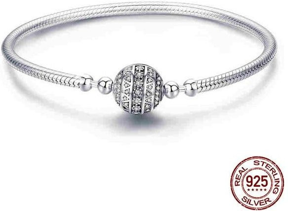 YIRAN Jewelry Armband, 925 Sterling Silber, Zirkonia, Unisex, 20 cm - Bild 1
