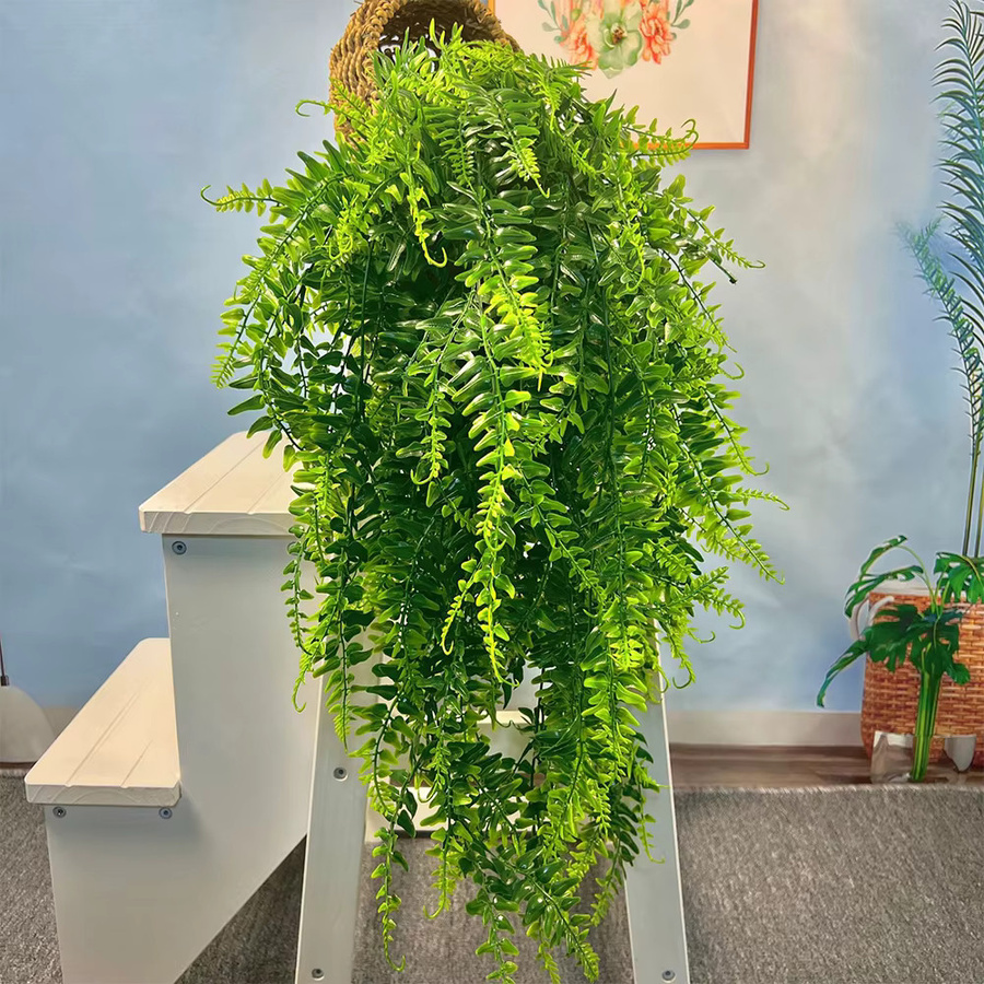 Künstliche Hängepflanze Kmitang Persische Farnblätter-Ranken in Grün, Höhe: 90 cm - Bild 2