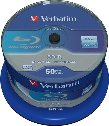 Verbatim DataLife BD-R Blu-ray-Rohlinge 25 GB 6x Spindel Blau - Bild 2