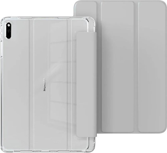 Acryl HD Hülle für Huawei MatePad Pro 12.2 Air, SE, 11, 11.5S und PaperMatte Pro 11 mit Stifthalter in Grau - Bild 1