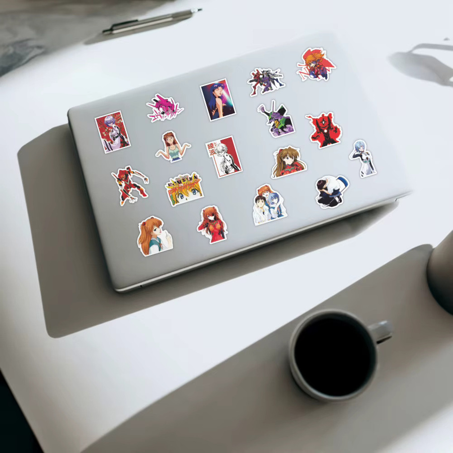 Bandai Evangelion Graffiti-Aufkleber, Bunt / Mehrfarbig, Set / Bundle - Bild 5