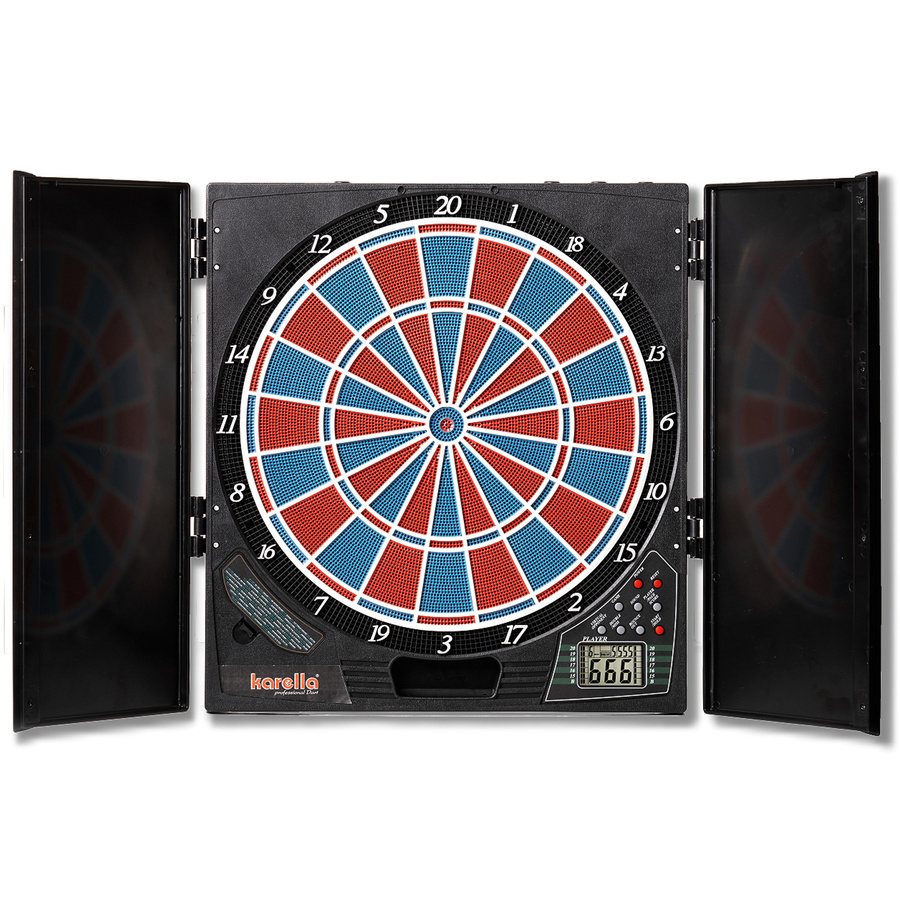 Karella Elektronische Dartscheibe Dartautomat CB 25, inkl. 6 Softdarts - Bild 2