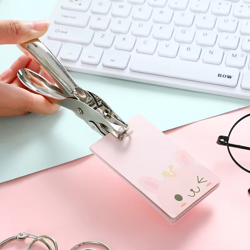 Locher für Scrapbooking und Bürobedarf in Silber aus Metall mit 6 mm Durchmesser - Bild 3