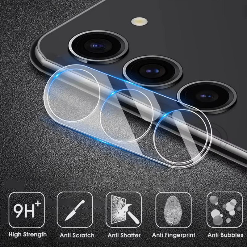 Samsung Kamera-Schutzfolie aus gehärtetem Glas für Galaxy S26 S25 S24 S23 S22 Ultra und FE in Transparent - Bild 2