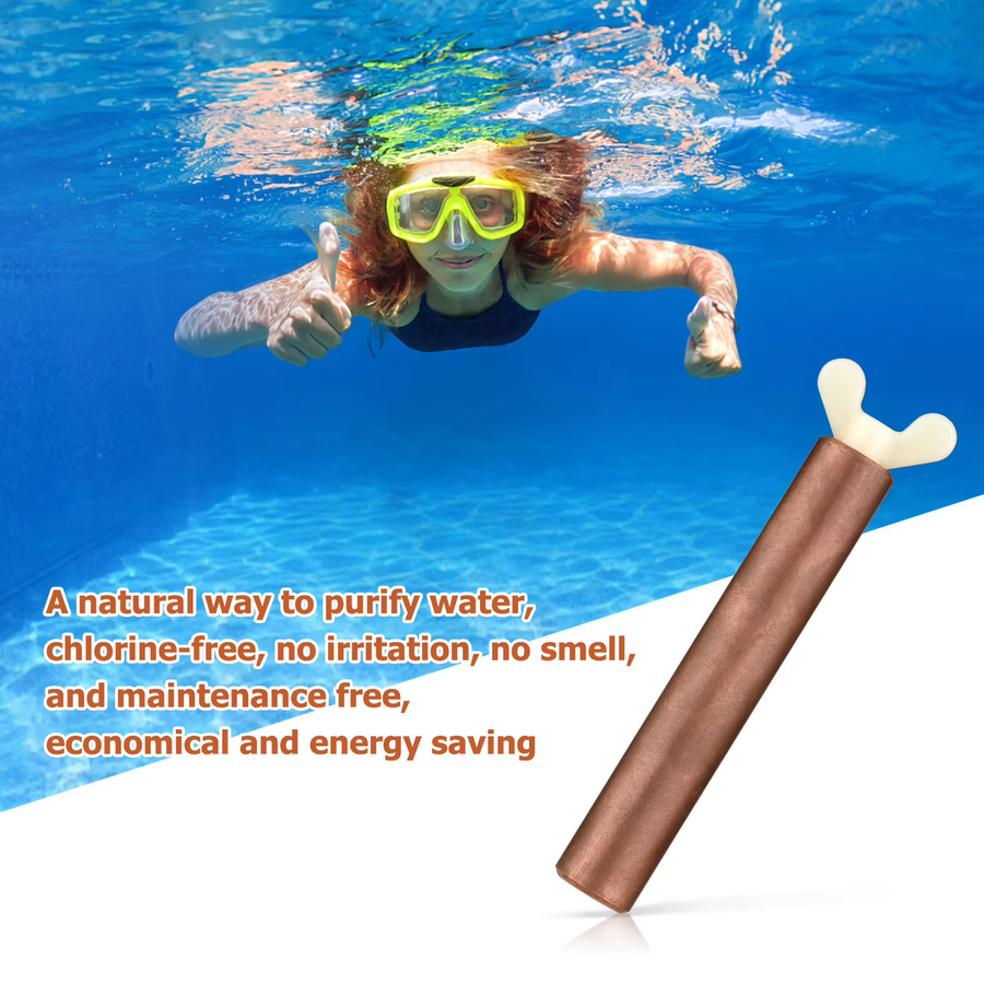 KKMOON Solar Pool-Ionisator zur Algenhemmung und chlorfreien Wasseraufbereitung in Weiß - Bild 2