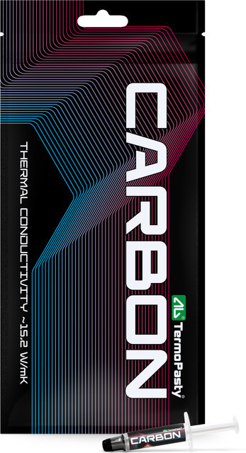 AG Termopasty Carbon Wärmeleitpaste in Schwarz, 1g - Bild 1