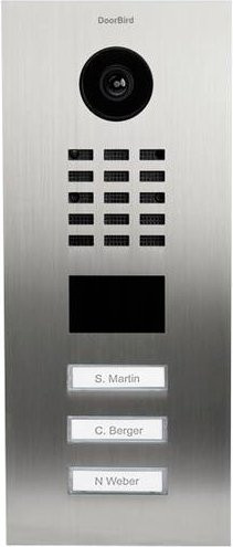 DoorBird D2103V IP-Video-Türsprechanlage LAN Außeneinheit aus Edelstahl V4A in Silber (gebürstet) - Bild 1