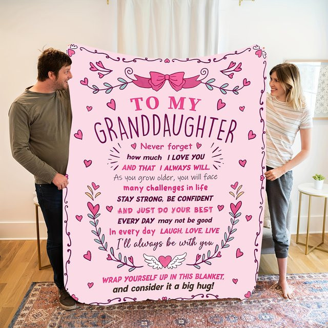 Weiche Schleifdecke VIKAMA Grandmother's Love in Pink für Kinder - Bild 1