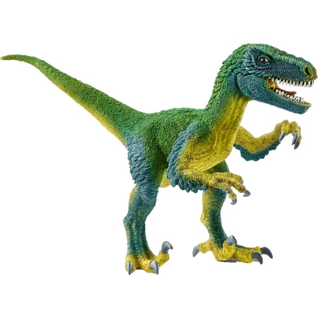 Schleich Dinosaurier Velociraptor, Spielfigur, Grün, Kunststoff