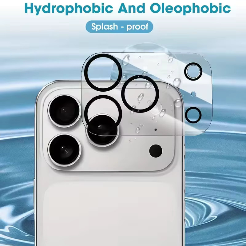 Kratzfester HD-Kamera-Displayschutz aus gehärtetem Glas für Apple iPhone 17 Pro Max, iPhone 17 Air und iPhone 17 Pro in Transparent - Bild 2