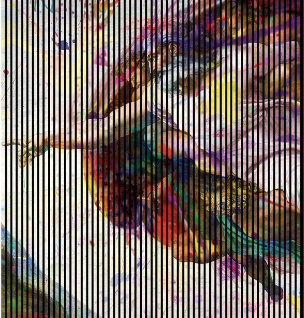 FN Acustico Akustikplatte Michelangelo Bunt aus PET und MDF mit modernem Design, B/H/T: 2253 x 2400 x 19 mm - Bild 1