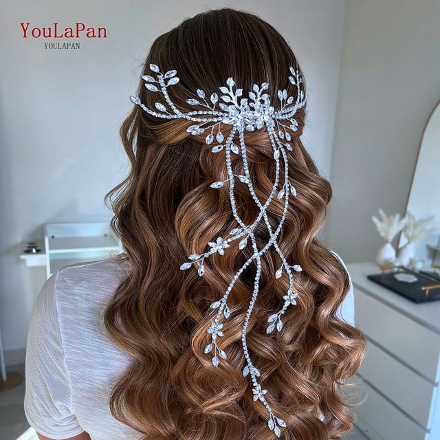 YouLaPan Haar Kamm Braut Strass, Damen - Bild 1