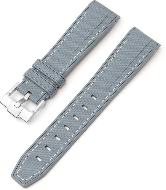 Uhrenarmband Silikon, gray, 20mm, Unisex - Bild 1