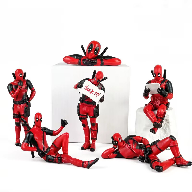 Bandai Marvel Deadpool, Actionfiguren, 6-teiliges Set - Bild 2