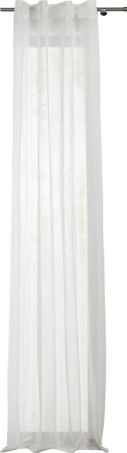 mydeco Schlaufenschal Pure Weiß, halbtransparent, B: 300 cm, H: 135 cm - Bild 1