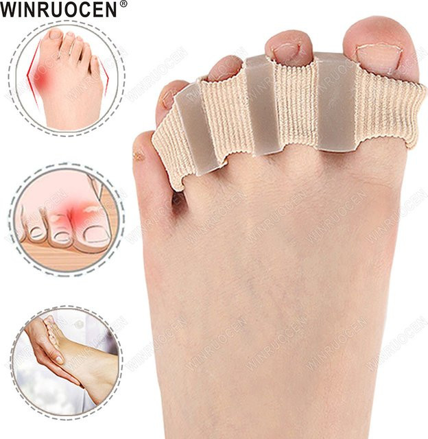 WINRUOCEN Zehentrenner aus Silikon, Gel-Einlagen für Füße - Bild 1