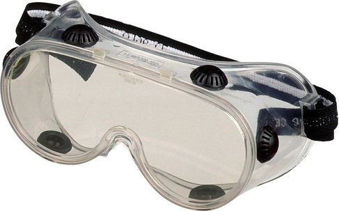 Connex Schutzbrille beschlagfrei aus Kunststoff in Schwarz und Transparent nach EN 166 - Bild 1