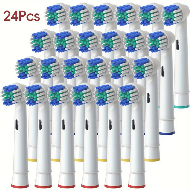 Oral B Ersatzbürstenköpfe, 24 Stück, weiche Dupont Borsten, Unisex - Bild 1