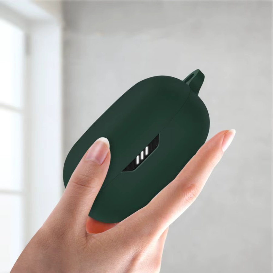 Stoßfeste Silikon Kopfhörer Abdeckung in Grün für JBL W300 TWS Drahtlose Bluetooth Ohrhörer mit Schutzhülle für die Ladebox - Bild 4