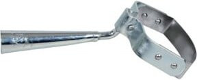 Alba Krapf Pendelhacke mit verzinktem Stahlmesser in Silber, ohne Stiel, 122 mm - Bild 1