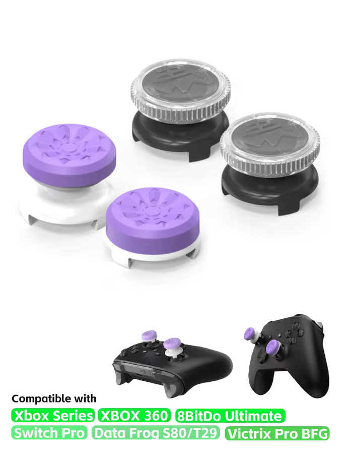 DATA FROG High-Rise Galaxy Stick für Xbox One Controller und Nintendo Switch Pro in Purple - Bild 2