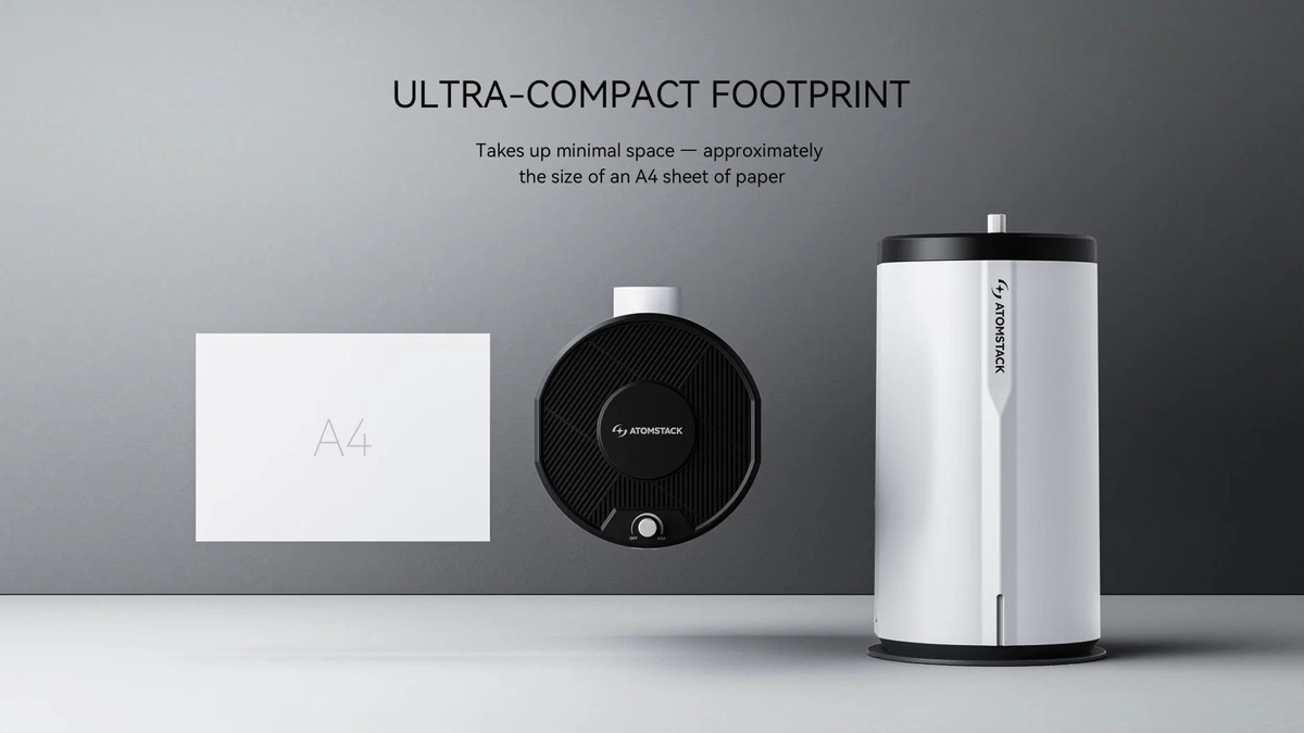 Atomstack Maker D3 Air Purifier Laser Engraving Machine Smoke Absorber Air Cleaner in Weiß - Bild 4