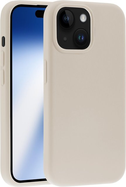 Mag Hype Cover Handyhülle für Apple iPhone 15 mit Magnetic Wireless Charging Support, beige - Bild 1