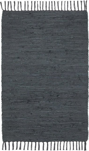 Mömax Fleckerlteppich Julia 1 in Dunkelgrau, B/T: 60 x 90 cm - Bild 1