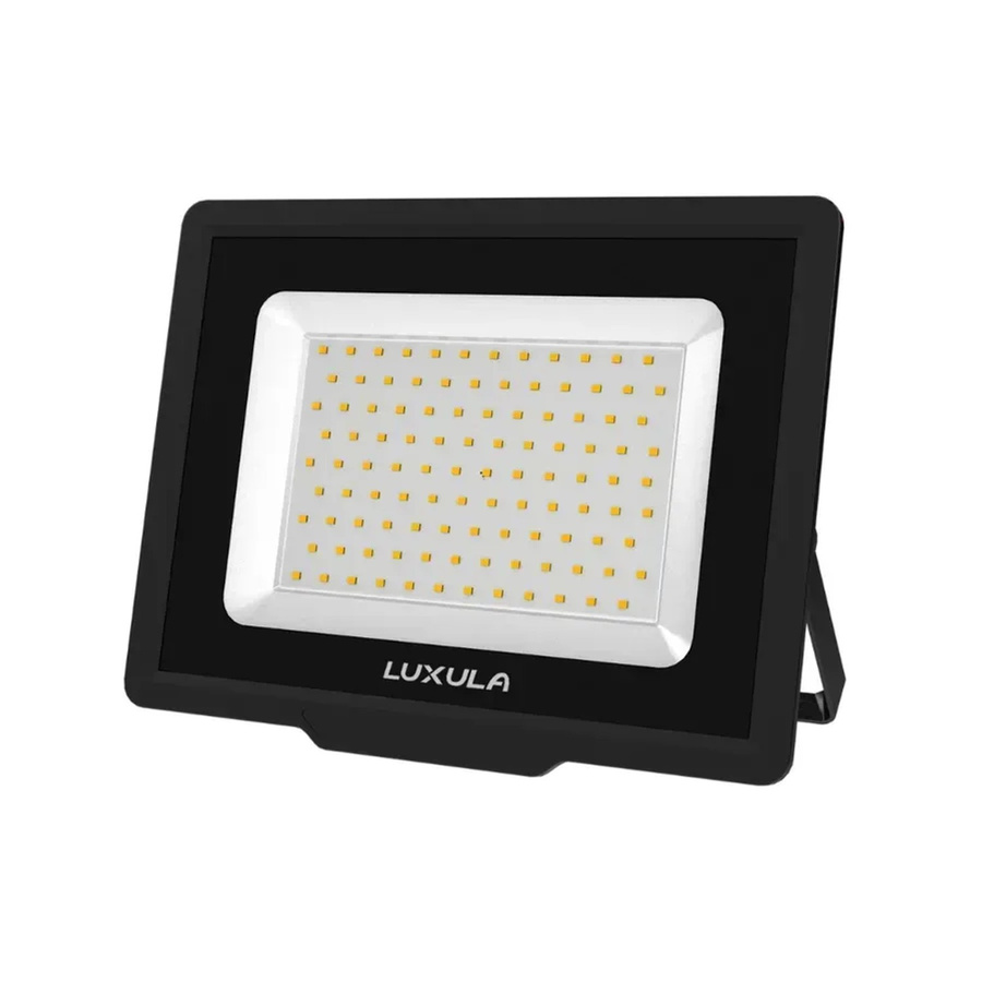 LUXULA LED Außenstrahler 100W Fluter Warmweiß 3000K 10000lm Schwarz IP65 - Bild 2