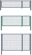 Home Deluxe Doppelflügel Gartentor in Anthrazit aus feuerverzinktem Stahl, Breite: 160 cm, Höhe: 350 cm - Bild 1