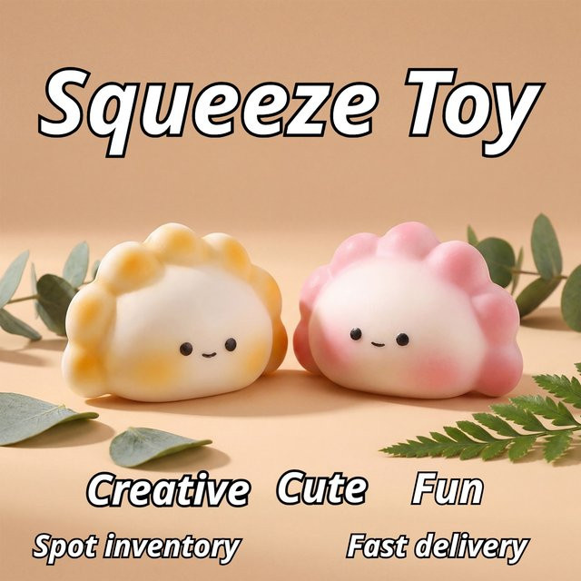 NEEDOH Dumpling Squishy, Cartoon-Spielzeug - Bild 1