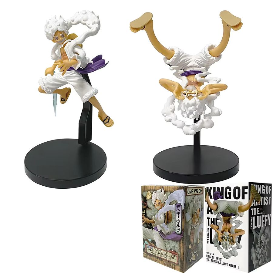 Bandai One Piece Ruffy Anime-Figur aus PVC in Multicolor, Höhe: 18 cm - Bild 3