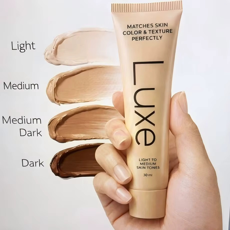 Luxe Research Flüssige Foundation, Matt, Creme - Bild 2