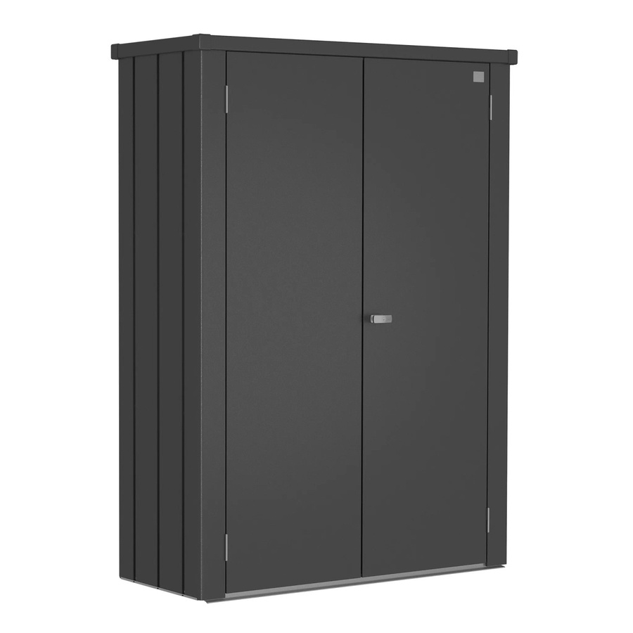 Biohort Terrassenschrank Romeo Dunkelgrau-Metallic B/H/T: 132 x 181 x 57 cm - Bild 2
