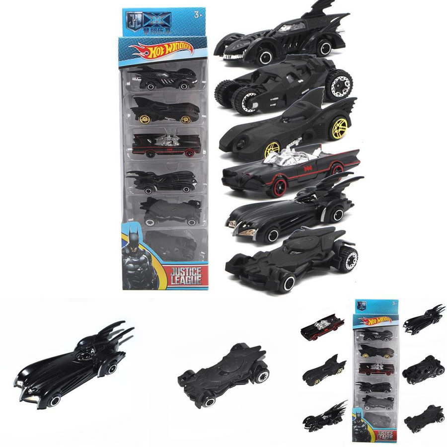 Hot Wheels DC Comics Batman Batmobil 6-teiliges Modellauto-Set - Bild 5